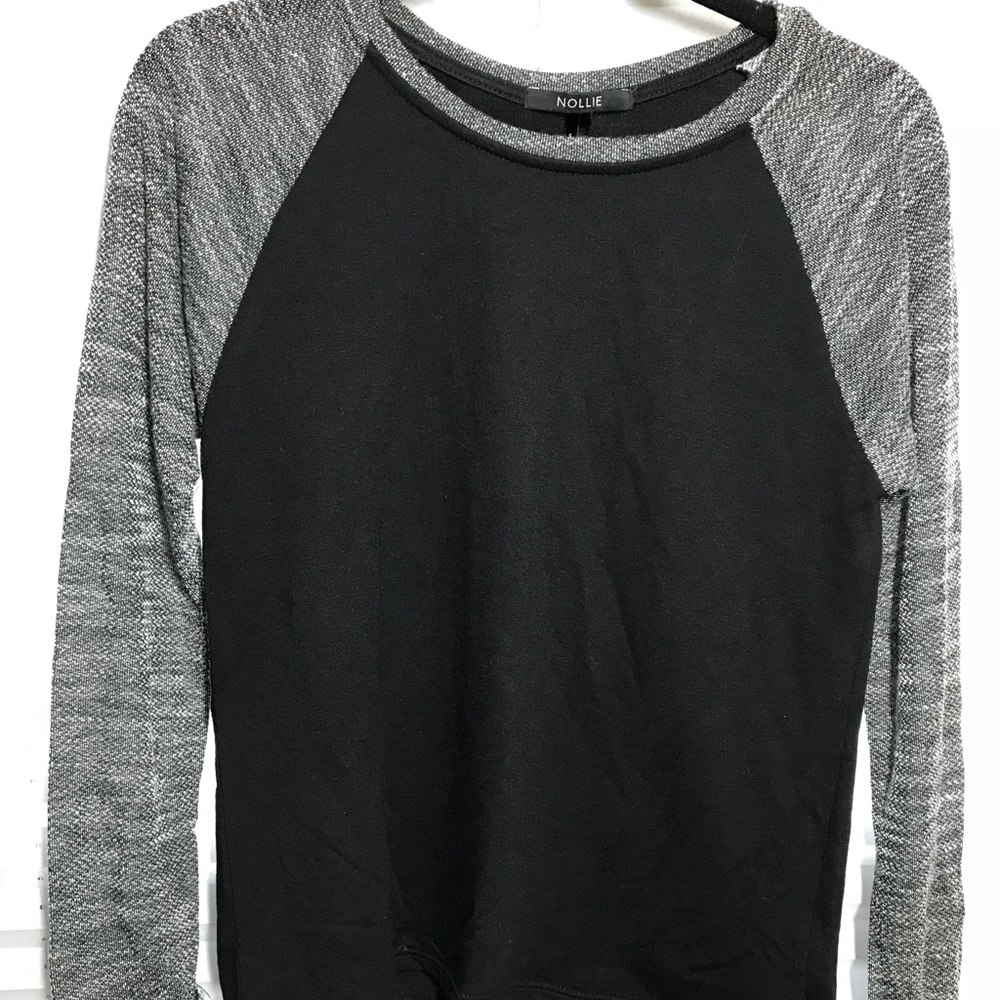 Black & gray long sleeve